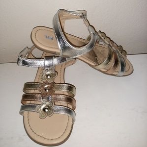 Metallic Sandals